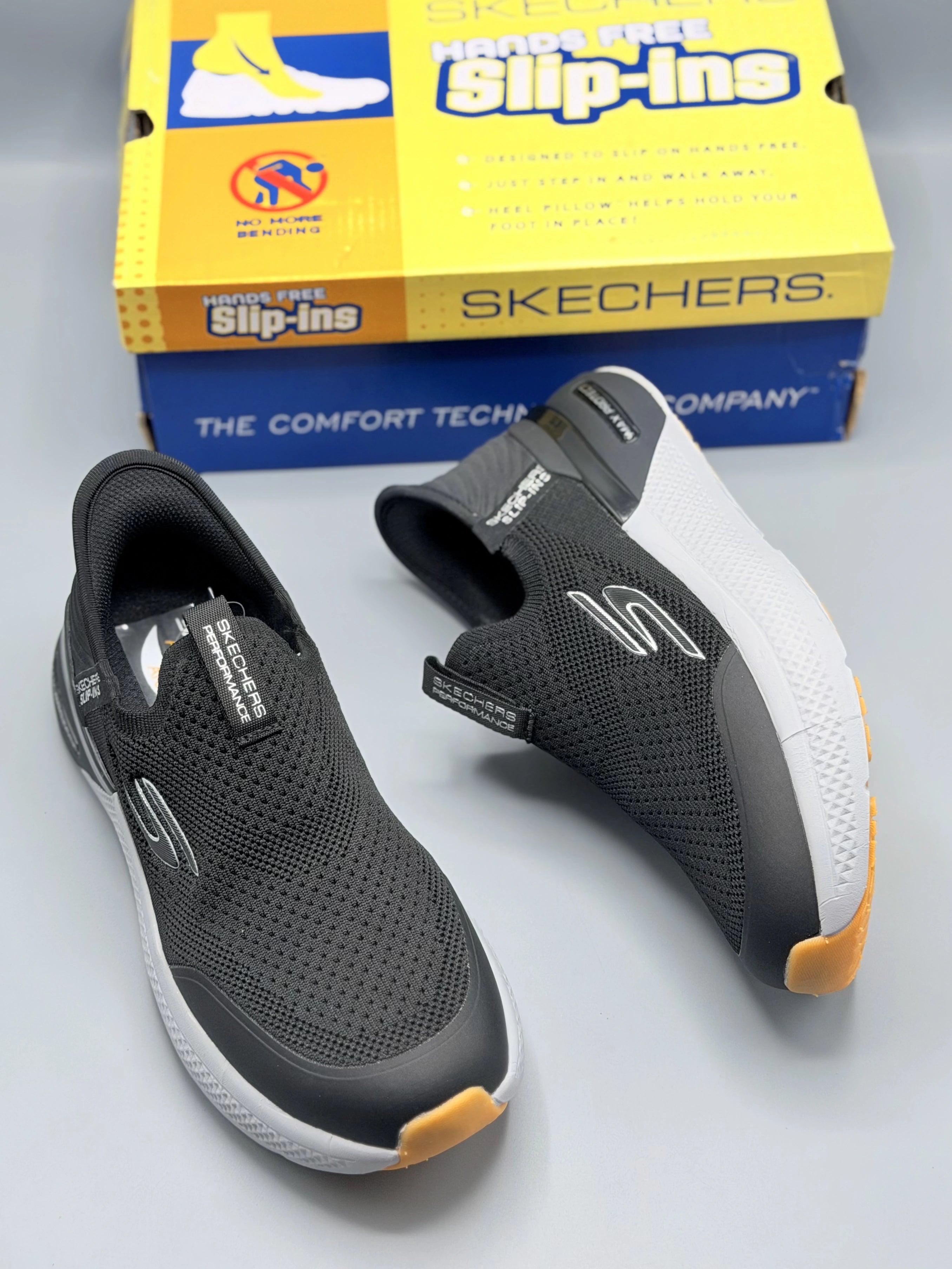 Skechers Go RUN Elevate 2.0 Slip-Ins Black Running & Walking Shoes