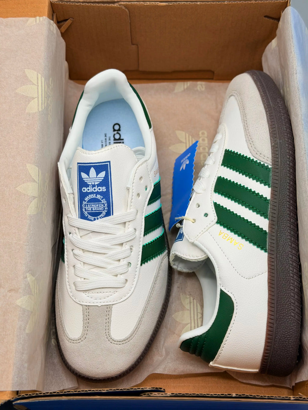 Adidas Samba OG Green Striped For Men & Women