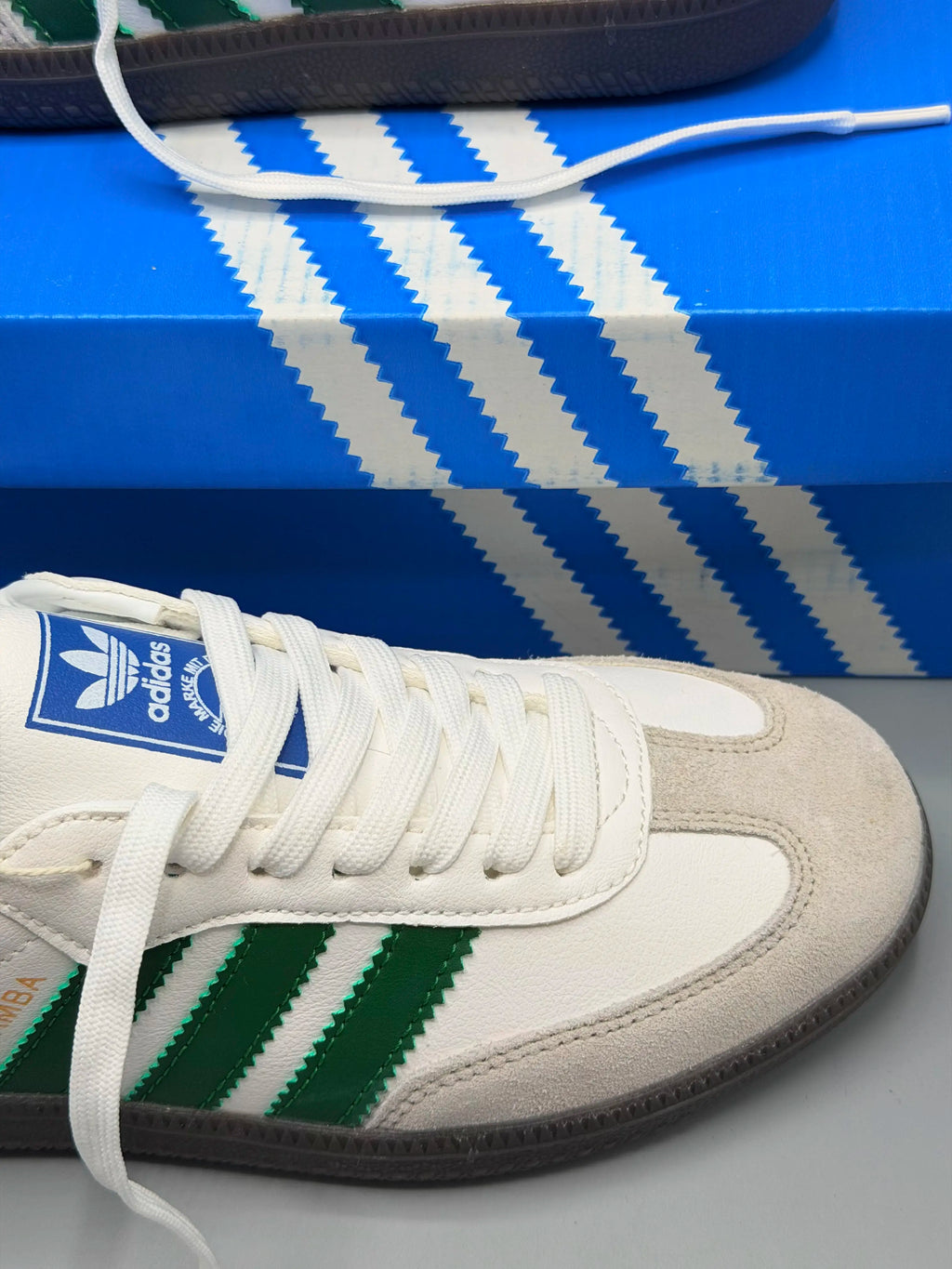 Adidas Samba OG Green Striped For Men & Women
