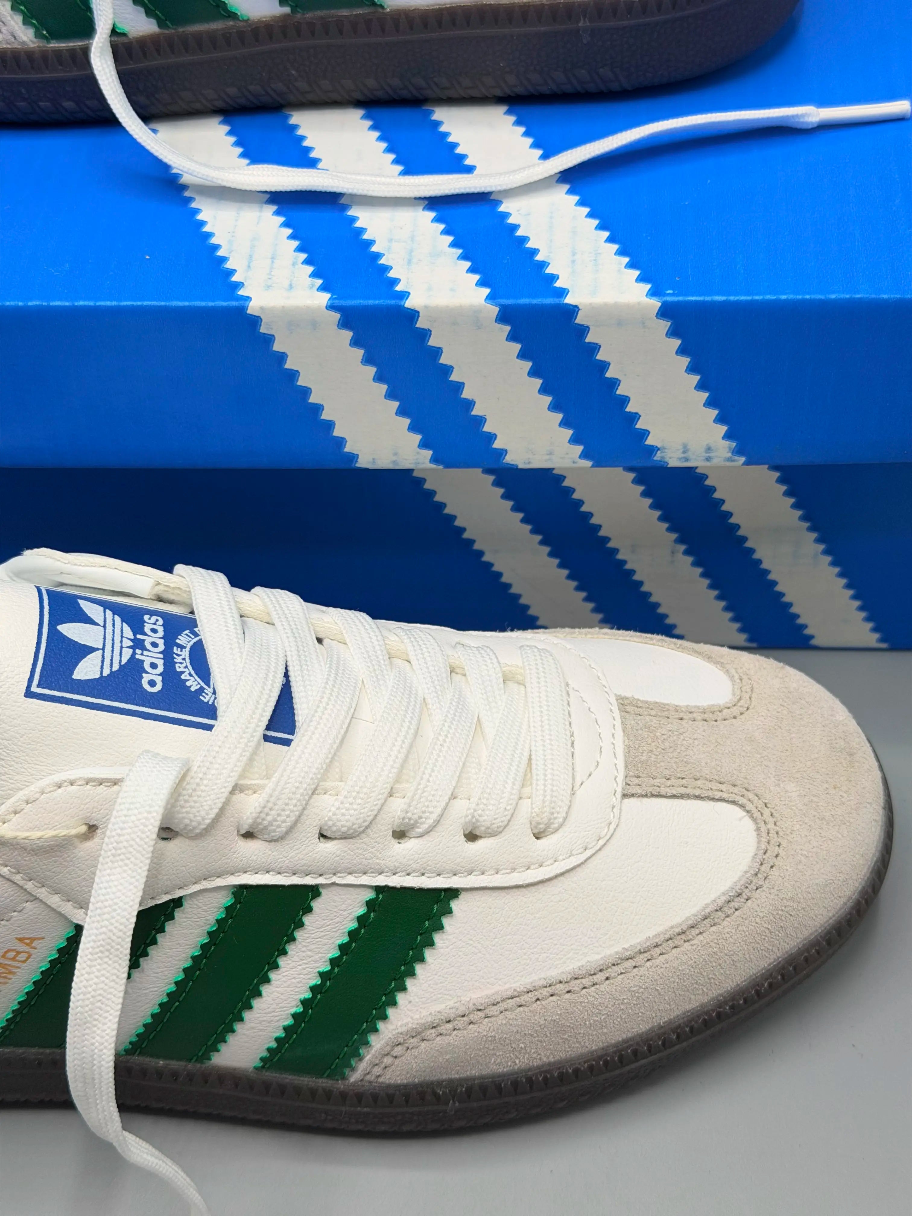 Adidas Samba OG Green Striped For Men & Women