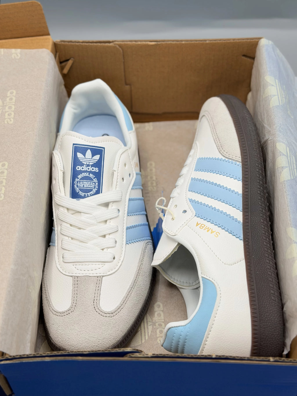 Adidas Samba OG Sky Blue Striped For Men & Women