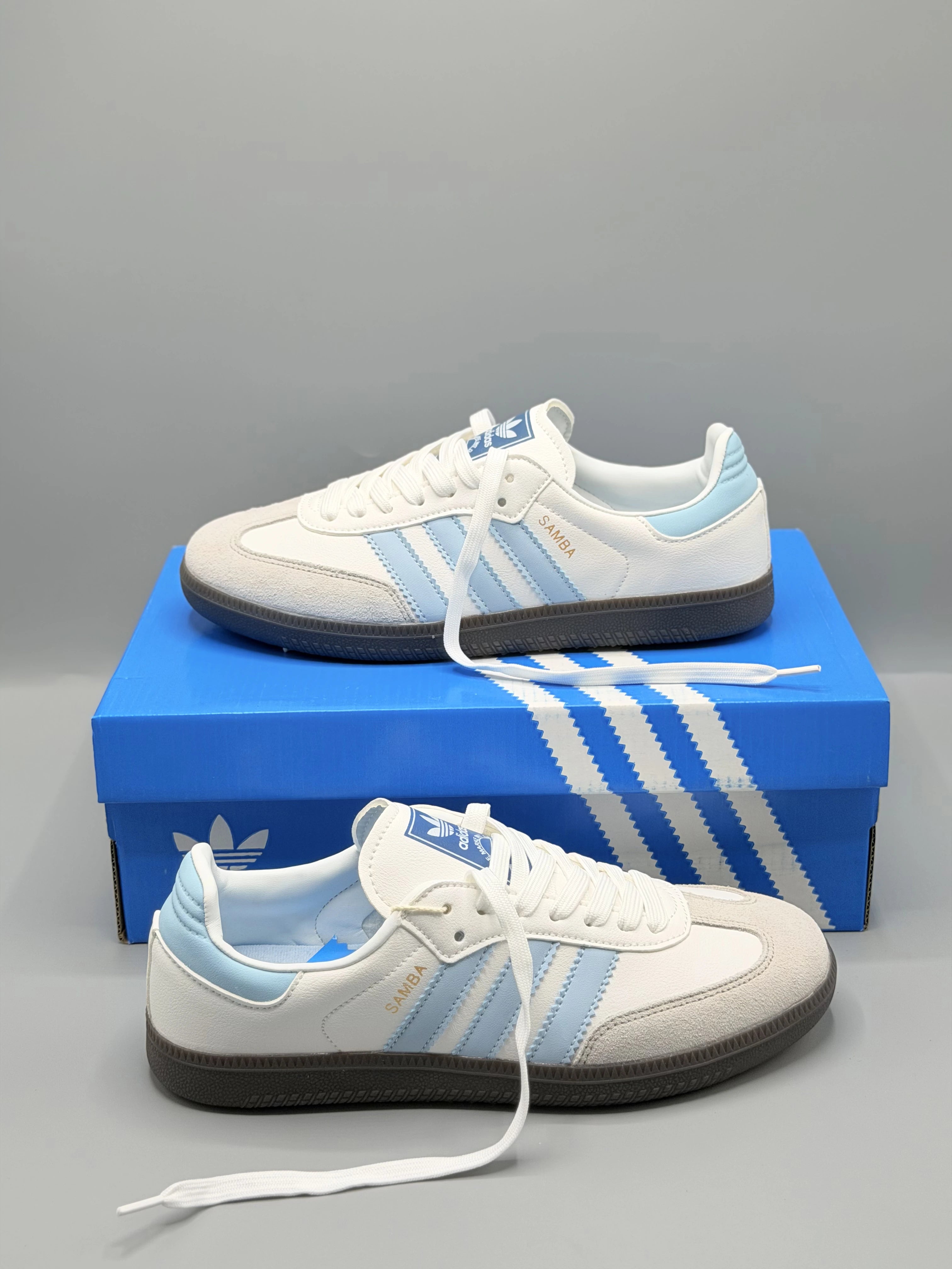 Adidas Samba OG Sky Blue Striped For Men & Women