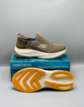 Sketchers Slip Ins Arch Fit "Carbon Infused" Brown Comfortable Shoes