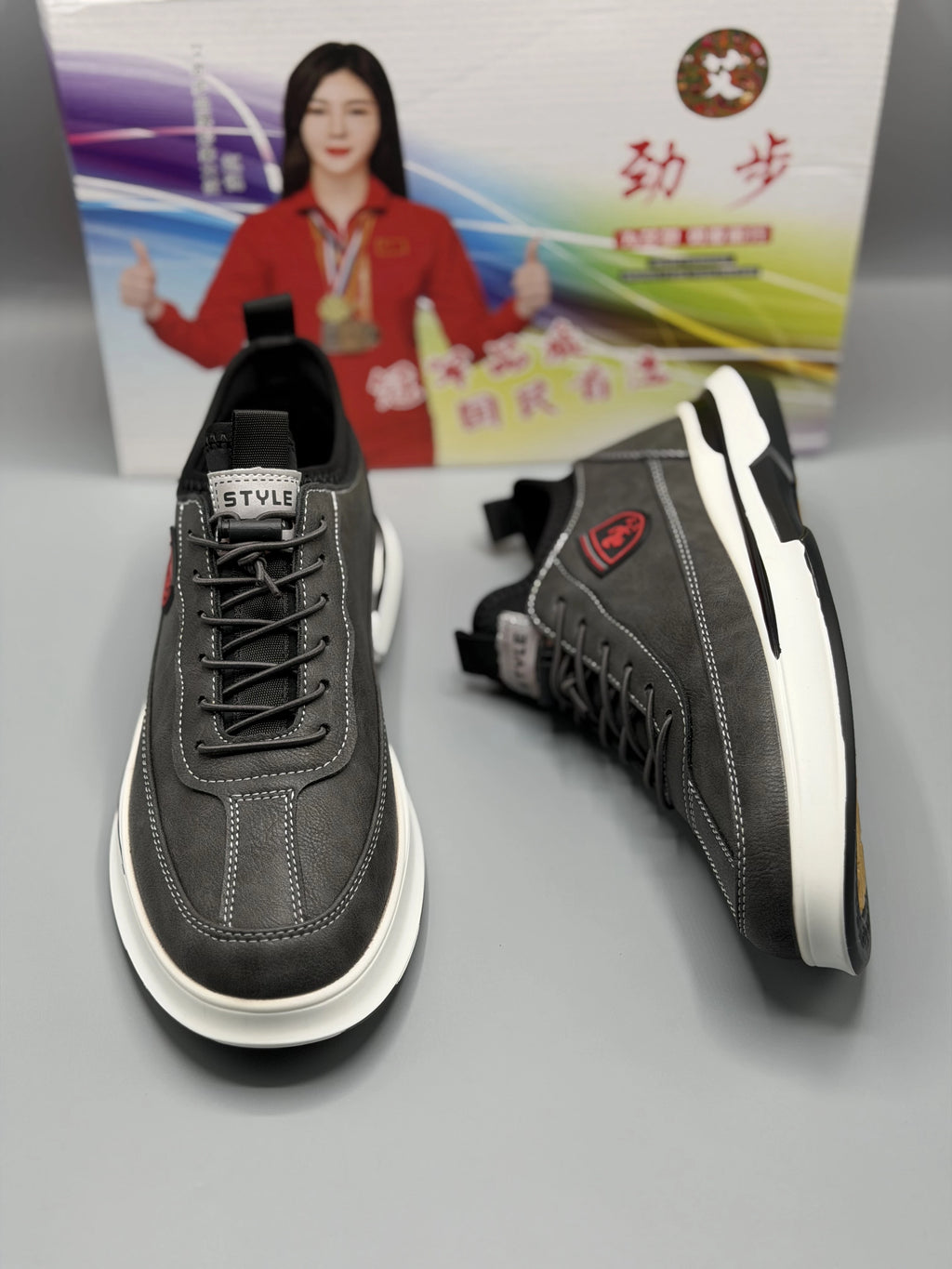 Stylish Men’s Chunky Sneakers – Breathable Everyday Casual Shoes