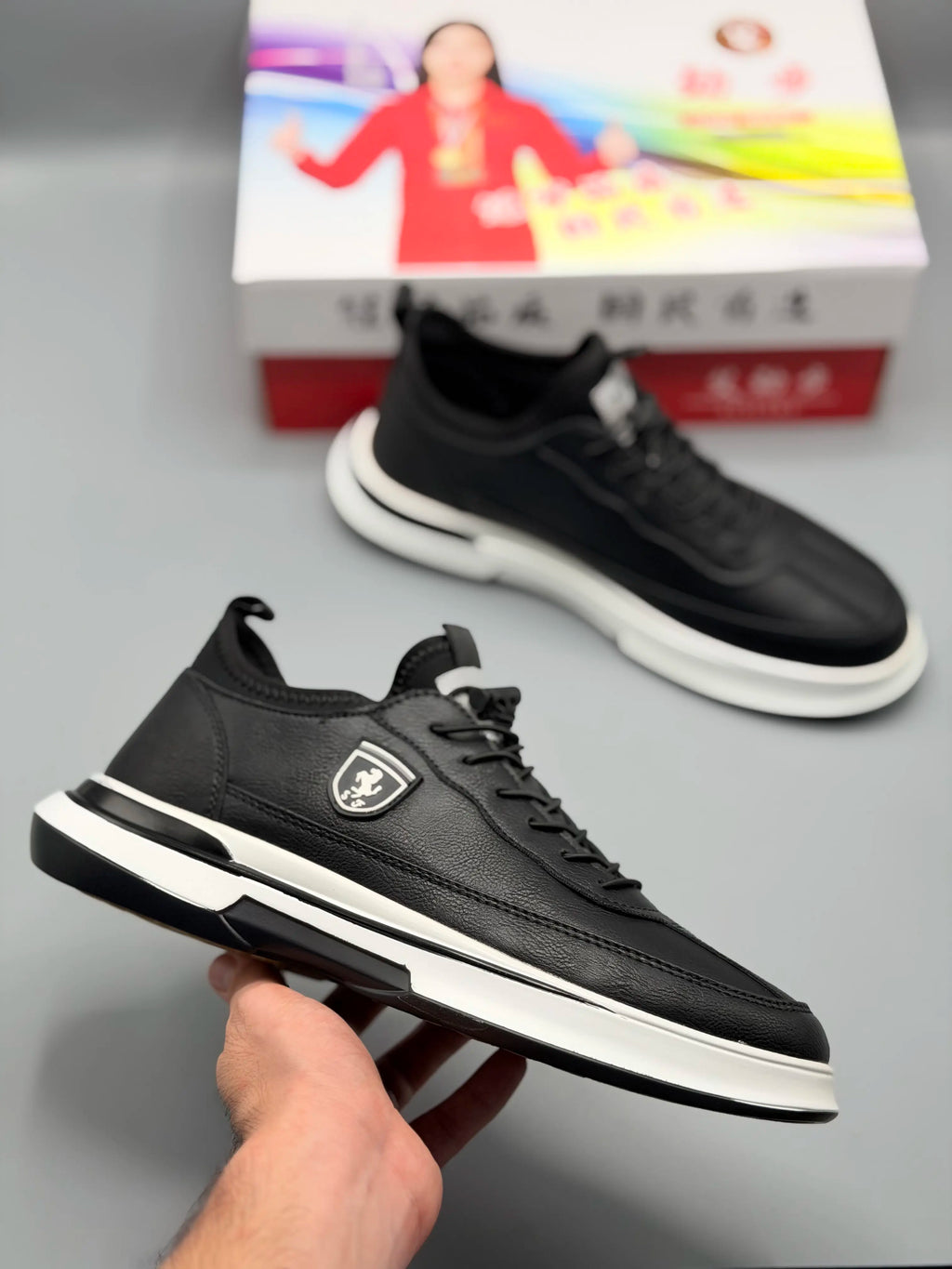 Stylish Men’s Chunky Sneakers – Breathable Everyday Casual Shoes