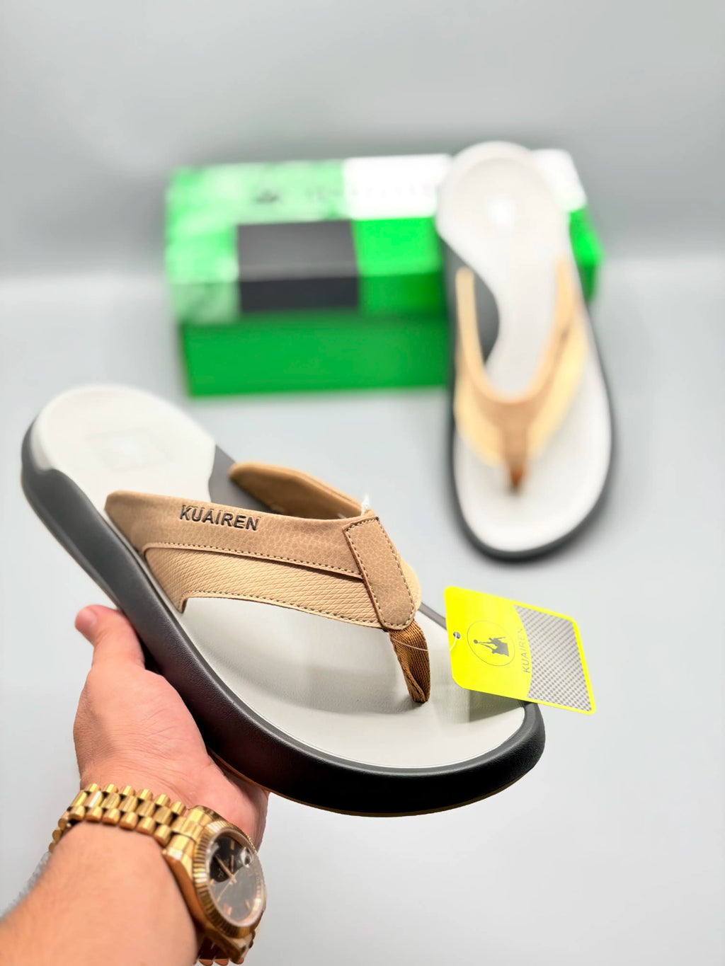 Kuairen Slides – Beige