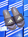 Adidas Adilette Slides - Brown