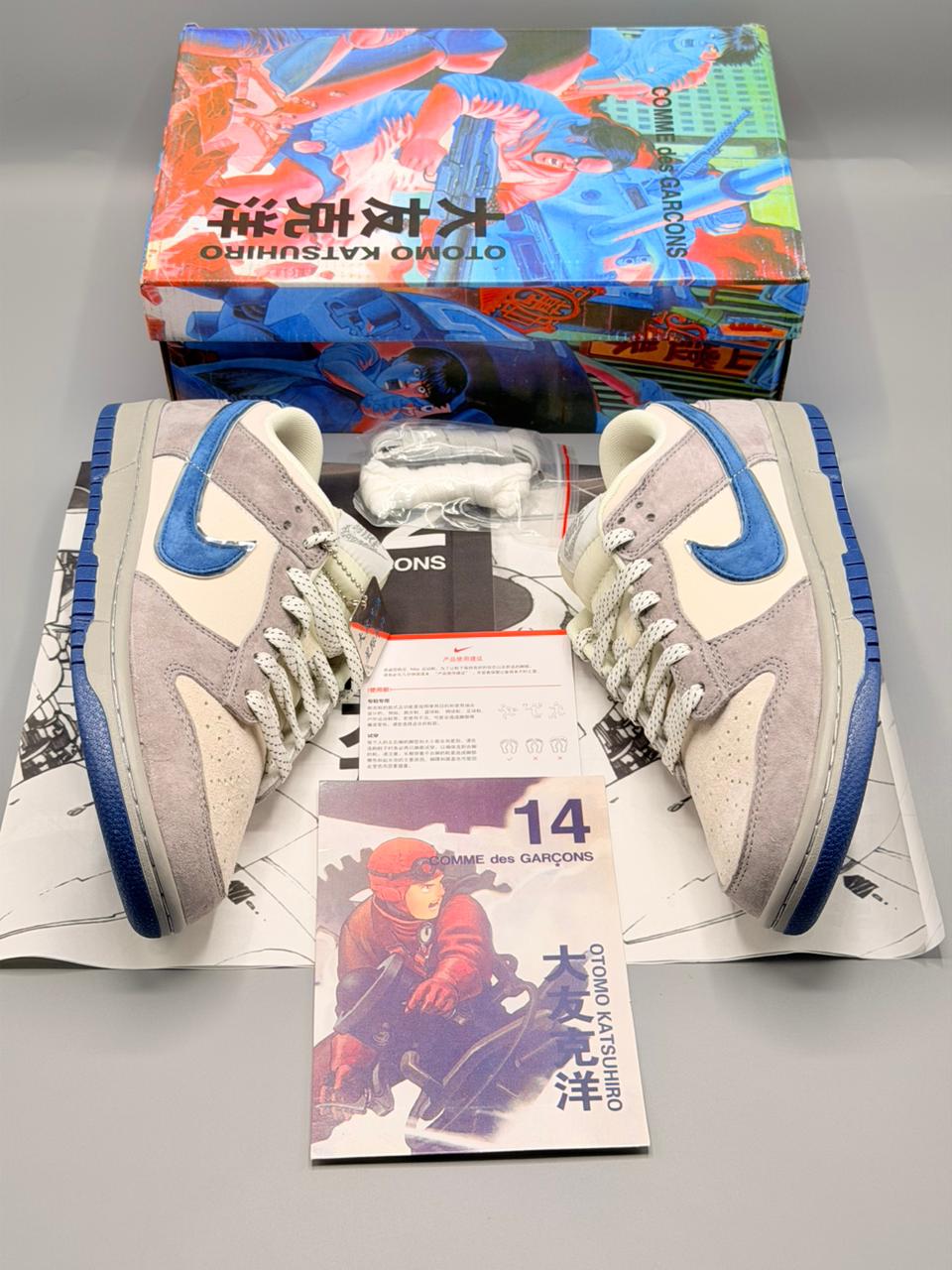 Nike SB Dunk Low Grey/Blue Swoosh – Otomo Katsuhiro Premium Edition