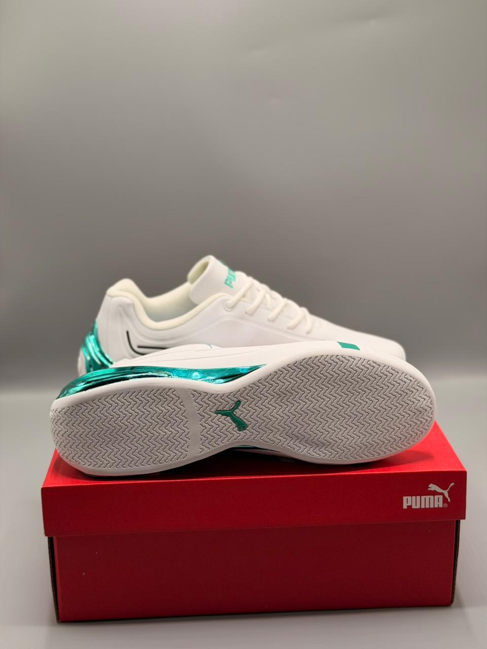 Puma Culb Klassica White Green Suede - Premium Edition