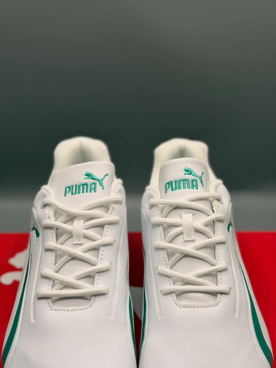 Puma Culb Klassica White Green Suede - Premium Edition