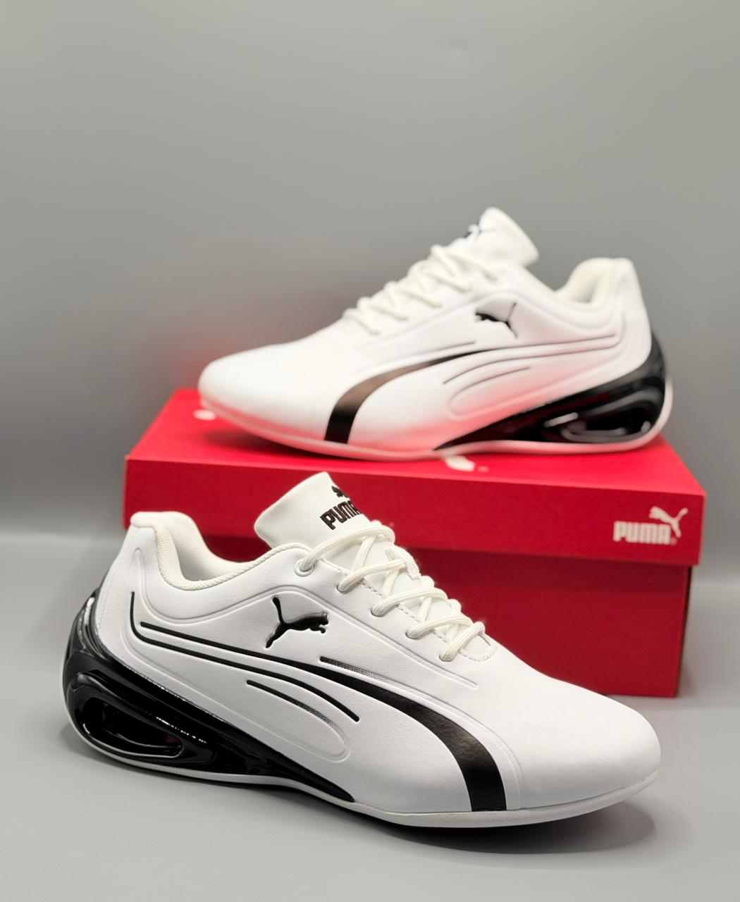 Puma Culb Klassica Whie Black Suede - Premium Edition