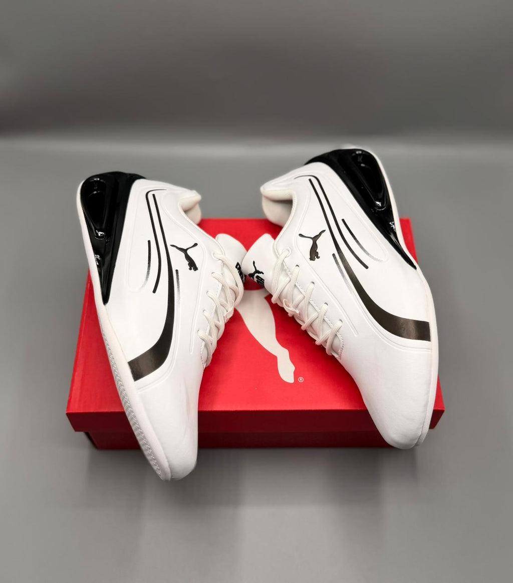Puma Culb Klassica Whie Black Suede - Premium Edition