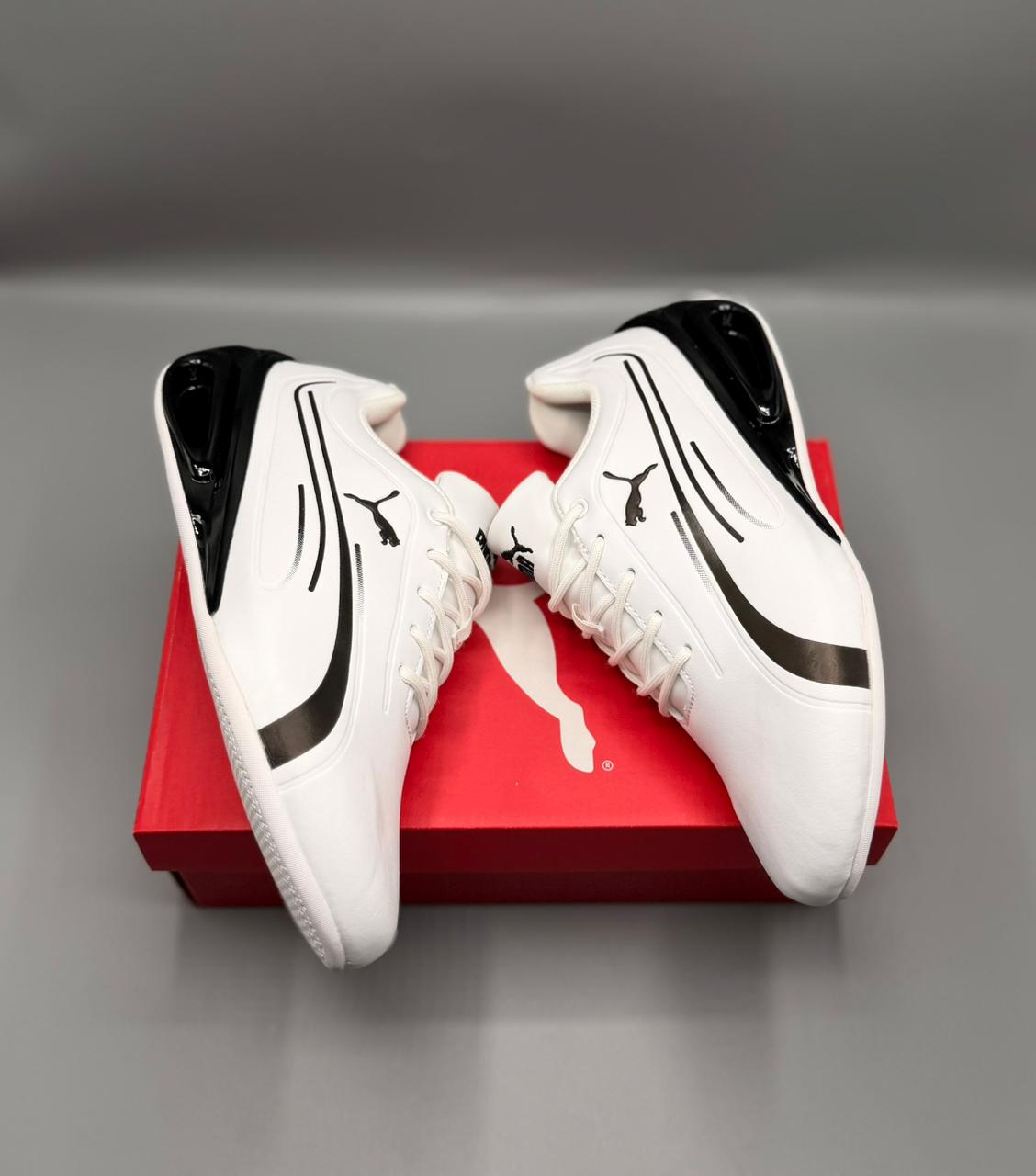 Puma Culb Klassica Whie Black Suede - Premium Edition