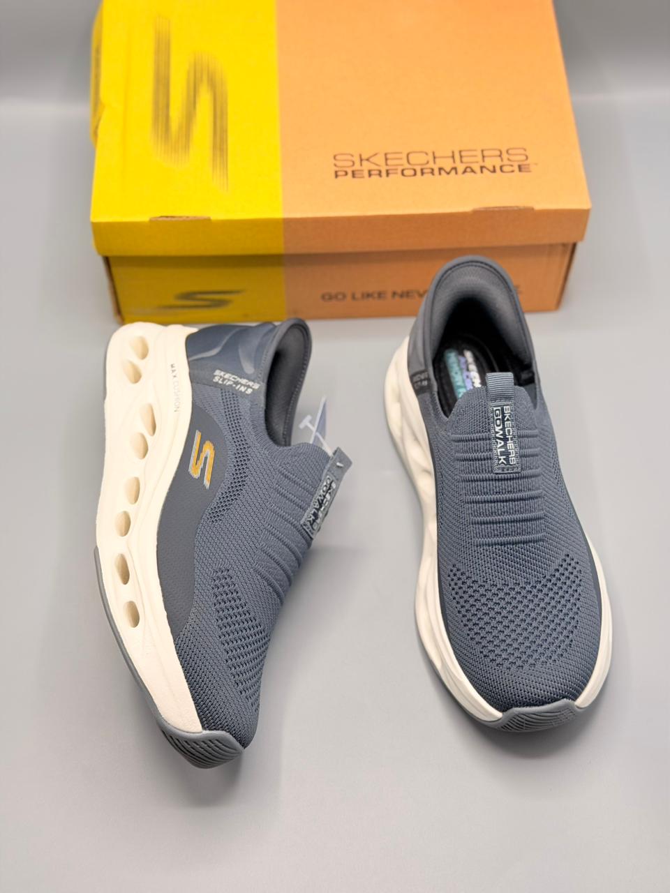 Sketchers Slip Ins Handsfree For Men With Max Cushioning Technology Gray