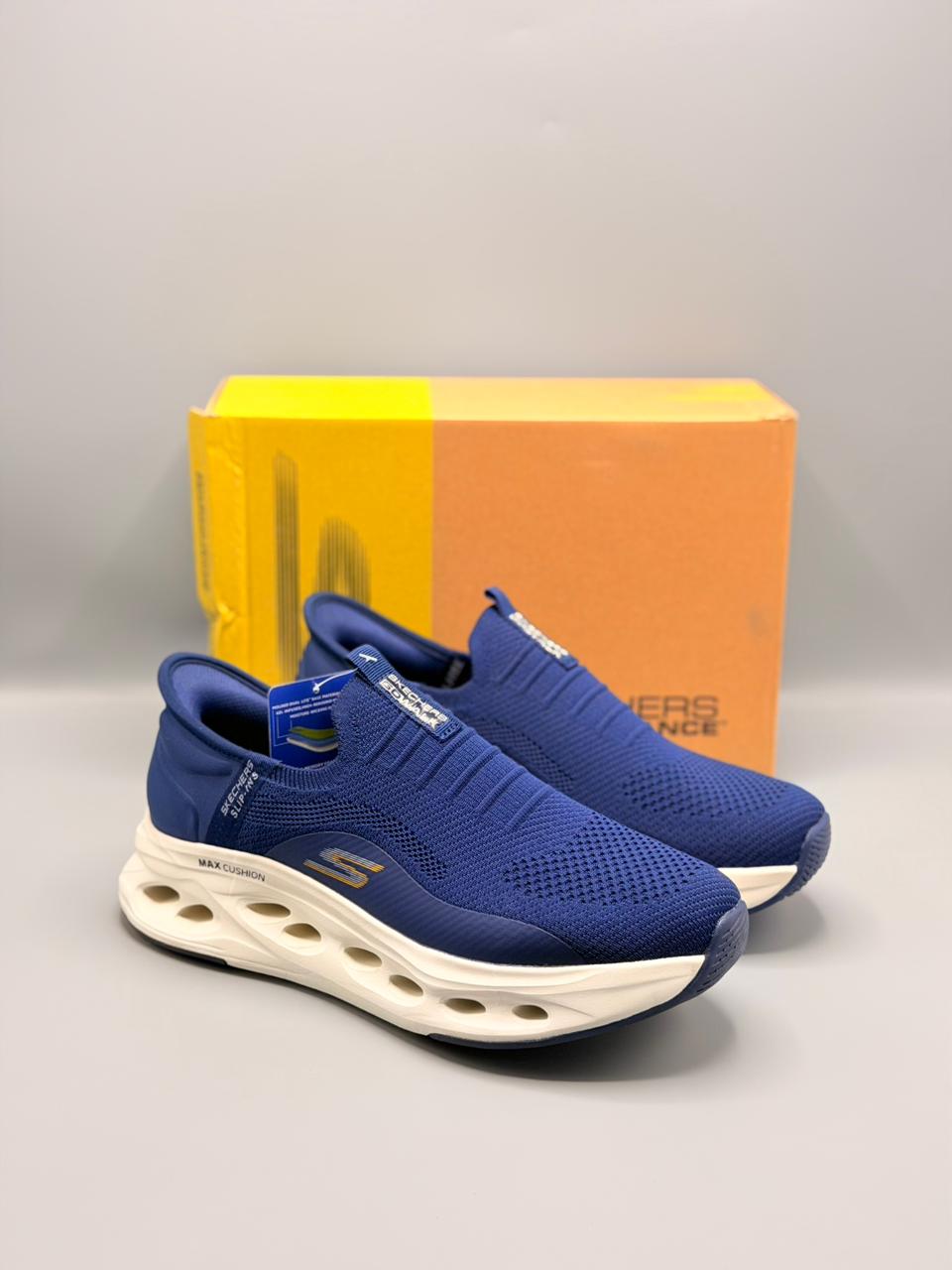 Sketchers Slip Ins Handsfree For Men With Max Cushioning Technology Blue