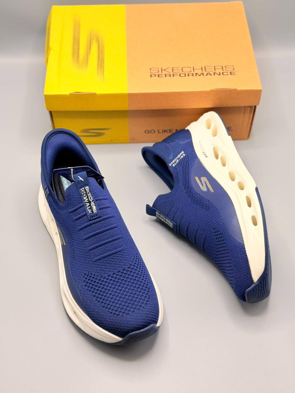 Sketchers Slip Ins Handsfree For Men With Max Cushioning Technology Blue