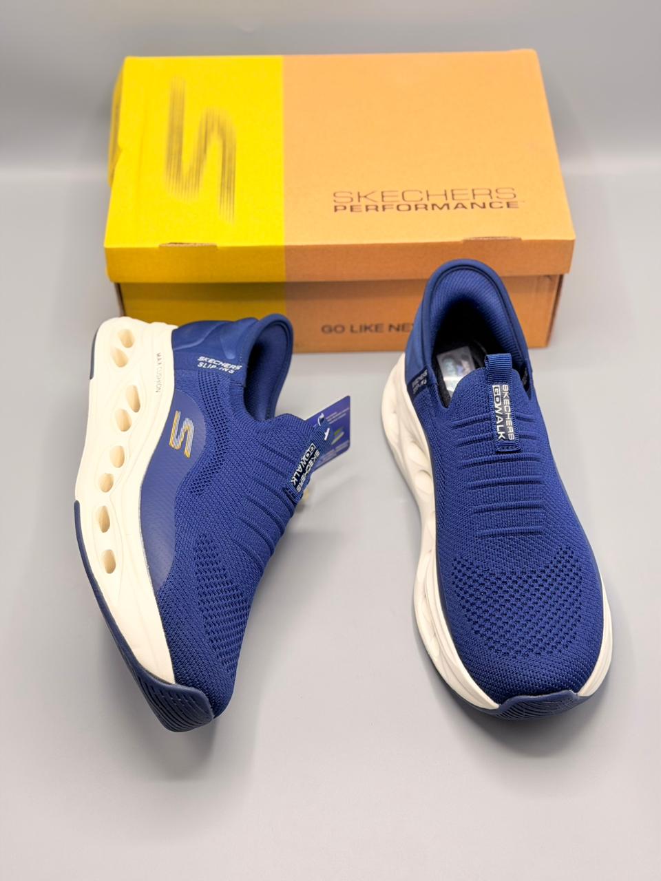 Sketchers Slip Ins Handsfree For Men With Max Cushioning Technology Blue